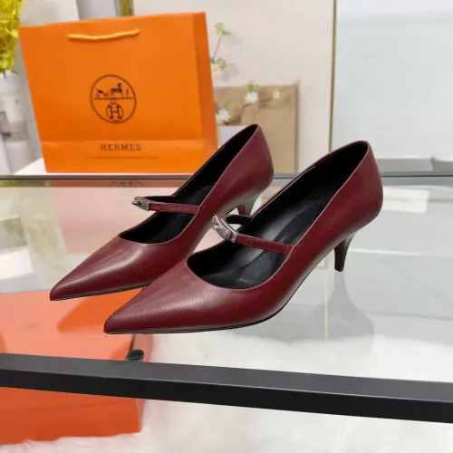 Wholesale Hermes High-Heeled Shoes For Women #1422336 $108.00 USD, Wholesale Quality Replica Hermes High-Heeled Shoes