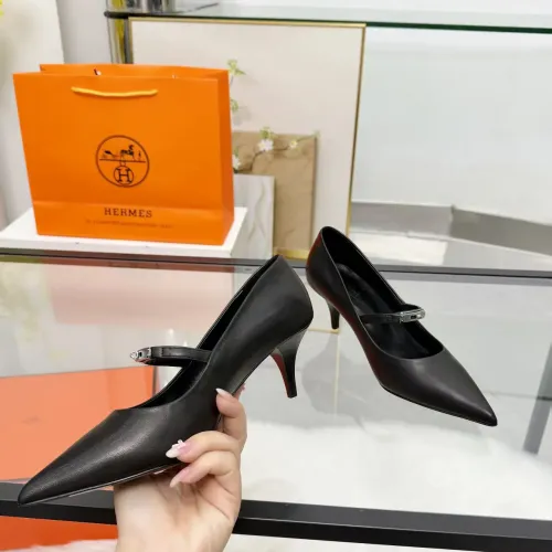 Replica Hermes High-Heeled Shoes For Women #1422337 $108.00 USD for Wholesale