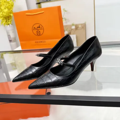 Wholesale Hermes High-Heeled Shoes For Women #1422338 $108.00 USD, Wholesale Quality Replica Hermes High-Heeled Shoes
