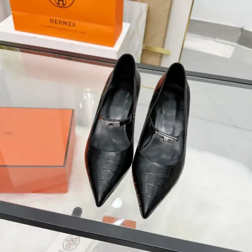 Replica Hermes High-Heeled Shoes For Women #1422338 $108.00 USD for Wholesale