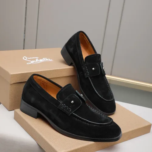 Replica Christian Louboutin Leather Shoes For Men #1422345 $105.00 USD for Wholesale