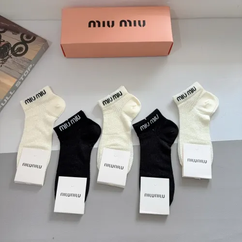 Replica MIU MIU Socks #1422368 $27.00 USD for Wholesale