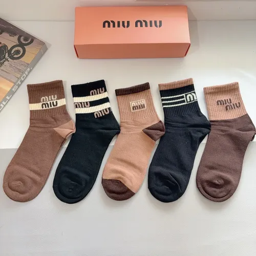 Wholesale MIU MIU Socks #1422370 $29.00 USD, Wholesale Quality Replica MIU MIU Socks