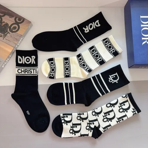 Replica Christian Dior Socks #1422395 $29.00 USD for Wholesale