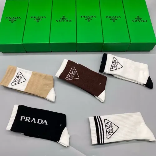 Replica Prada Socks #1422567 $27.00 USD for Wholesale