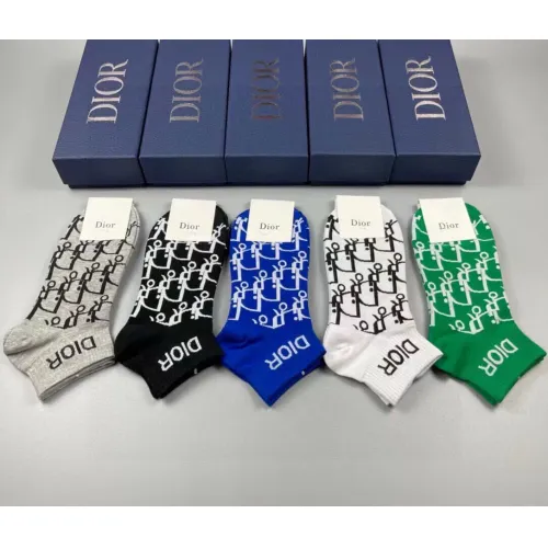 Replica Christian Dior Socks #1422572 $25.00 USD for Wholesale