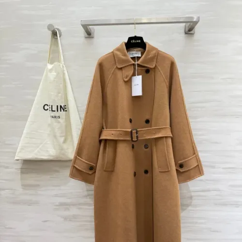 Wholesale Celine Coats Long Sleeved For Women #1422580 $230.00 USD, Wholesale Quality Replica Celine Coats