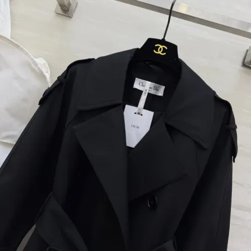 Replica Christian Dior Coats Long Sleeved For Women #1422586 $165.00 USD for Wholesale