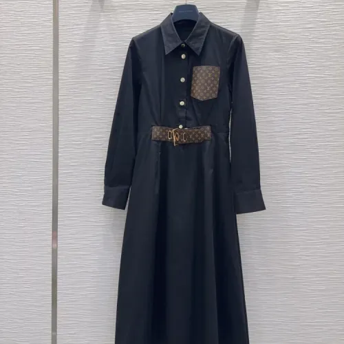 Wholesale Louis Vuitton LV Dresses Long Sleeved For Women #1422601 $80.00 USD, Wholesale Quality Replica Louis Vuitton LV Dresses