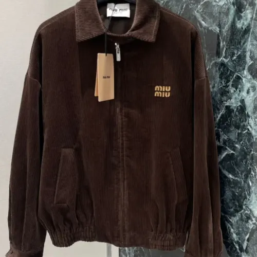 Wholesale MIU MIU Jackets Long Sleeved For Women #1422606 $140.00 USD, Wholesale Quality Replica MIU MIU Jackets