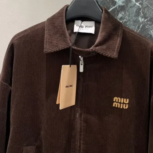 Replica MIU MIU Jackets Long Sleeved For Women #1422606 $140.00 USD for Wholesale