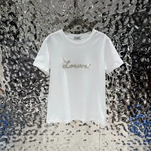 Wholesale LOEWE T-Shirts Short Sleeved For Women #1422628 $56.00 USD, Wholesale Quality Replica LOEWE T-Shirts