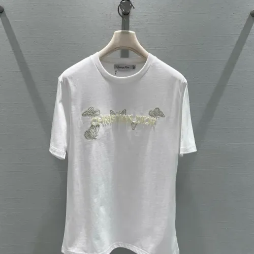 Wholesale Christian Dior T-Shirts Short Sleeved For Women #1422633 $52.00 USD, Wholesale Quality Replica Christian Dior T-Shirts