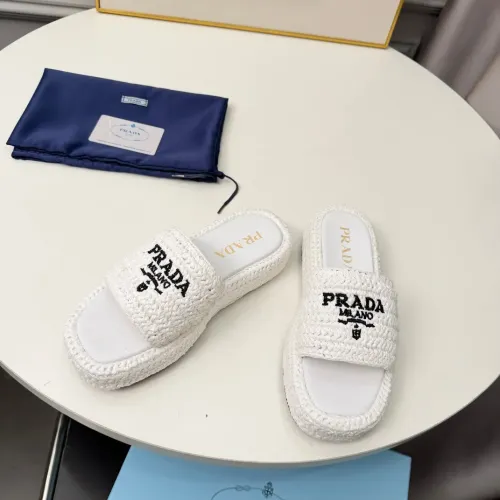 Wholesale Prada Slippers For Women #1422634 $92.00 USD, Wholesale Quality Replica Prada Slippers