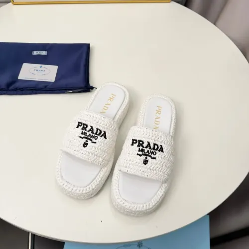 Replica Prada Slippers For Women #1422634 $92.00 USD for Wholesale