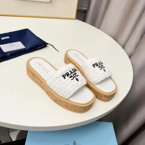 Replica Prada Slippers For Women #1422637 $92.00 USD for Wholesale