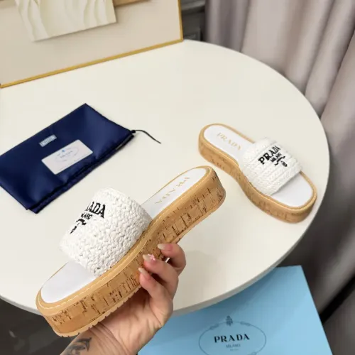 Replica Prada Slippers For Women #1422637 $92.00 USD for Wholesale