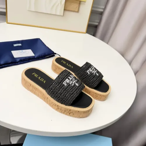 Replica Prada Slippers For Women #1422638 $92.00 USD for Wholesale