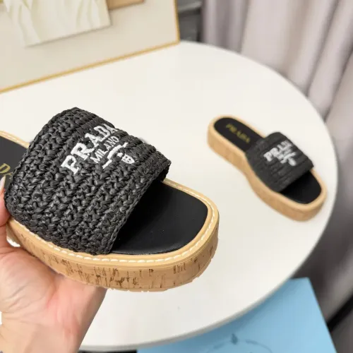 Replica Prada Slippers For Women #1422638 $92.00 USD for Wholesale