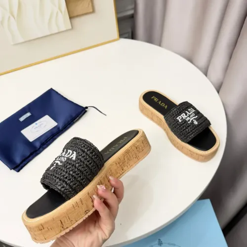 Replica Prada Slippers For Women #1422638 $92.00 USD for Wholesale