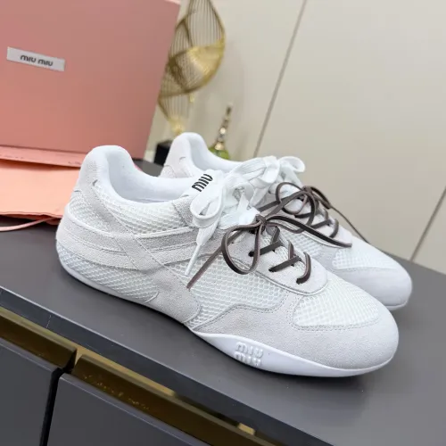 Wholesale MIU MIU Casual Shoes For Women #1422658 $92.00 USD, Wholesale Quality Replica MIU MIU Casual Shoes