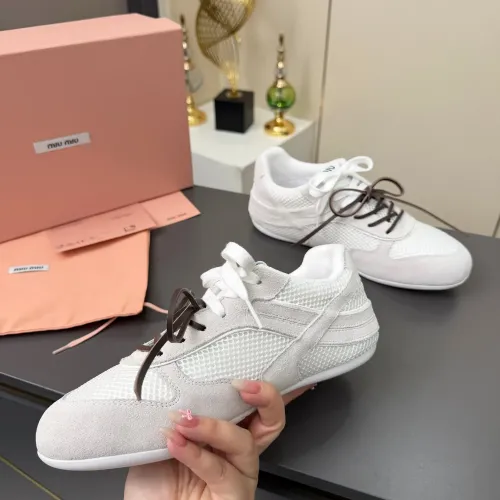 Replica MIU MIU Casual Shoes For Women #1422658 $92.00 USD for Wholesale