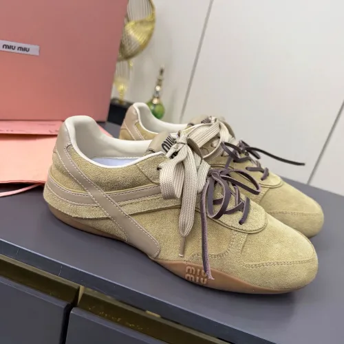 Wholesale MIU MIU Casual Shoes For Women #1422660 $92.00 USD, Wholesale Quality Replica MIU MIU Casual Shoes