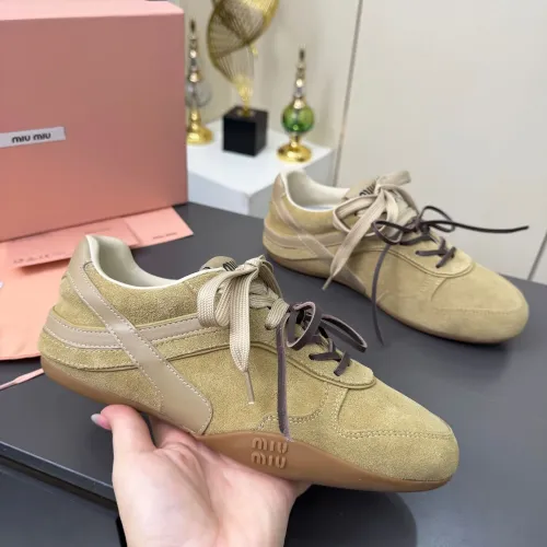 Replica MIU MIU Casual Shoes For Women #1422660 $92.00 USD for Wholesale