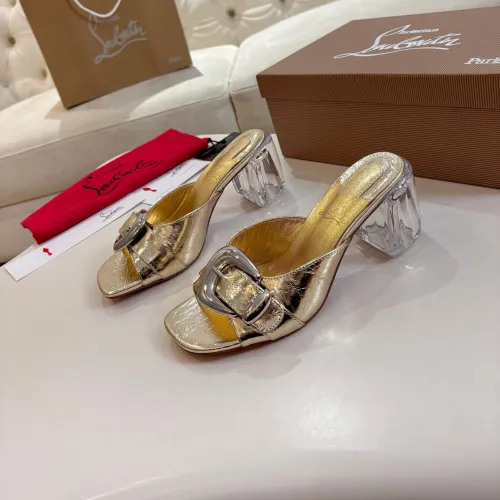 Wholesale Christian Louboutin CL Slippers For Women #1422744 $100.00 USD, Wholesale Quality Replica Christian Louboutin CL Slippers