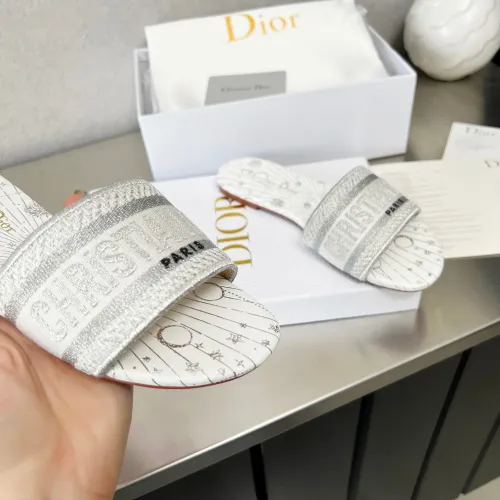 Replica Christian Dior Slippers For Women #1422758 $76.00 USD for Wholesale