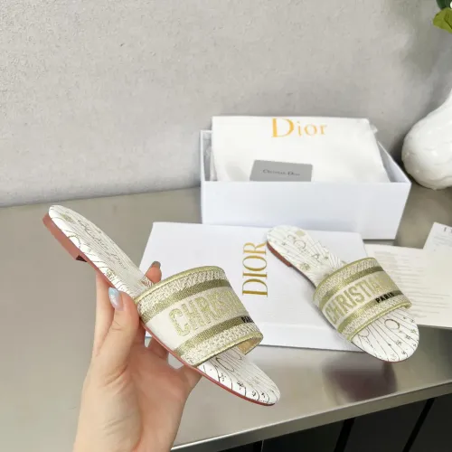 Replica Christian Dior Slippers For Women #1422760 $76.00 USD for Wholesale