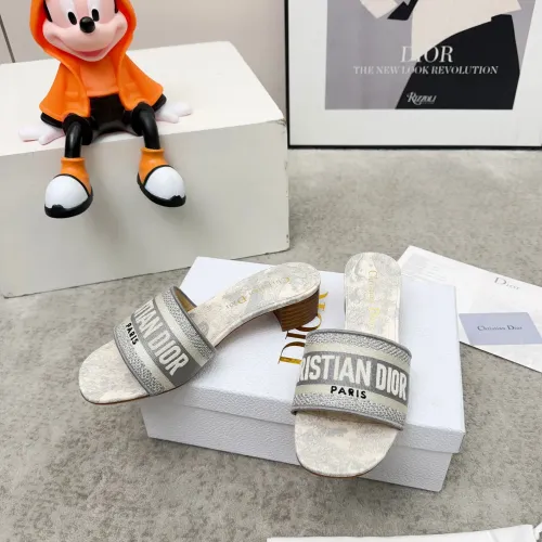 Replica Christian Dior Slippers For Women #1422767 $80.00 USD for Wholesale