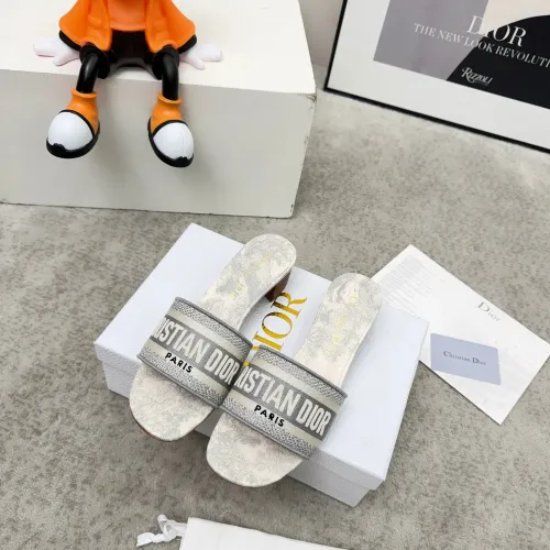 Replica Christian Dior Slippers For Women #1422767 $80.00 USD for Wholesale