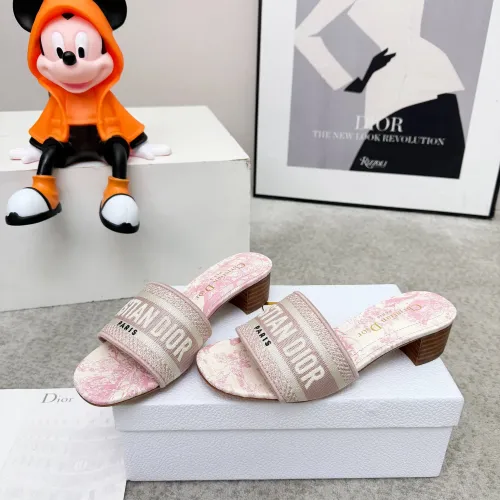 Wholesale Christian Dior Slippers For Women #1422768 $80.00 USD, Wholesale Quality Replica Christian Dior Slippers