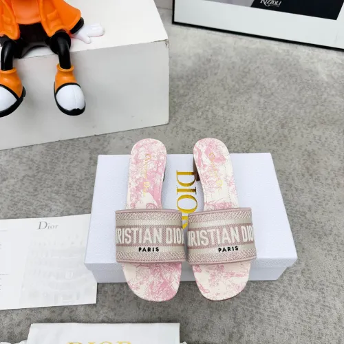 Replica Christian Dior Slippers For Women #1422768 $80.00 USD for Wholesale
