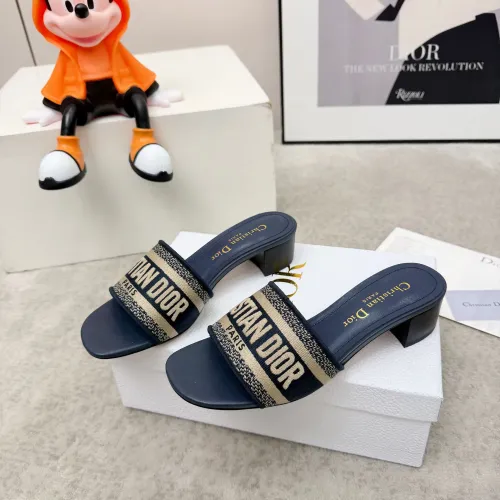 Wholesale Christian Dior Slippers For Women #1422771 $80.00 USD, Wholesale Quality Replica Christian Dior Slippers