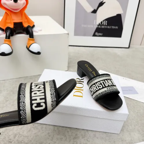 Replica Christian Dior Slippers For Women #1422773 $80.00 USD for Wholesale