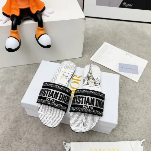 Wholesale Christian Dior Slippers For Women #1422781 $76.00 USD, Wholesale Quality Replica Christian Dior Slippers
