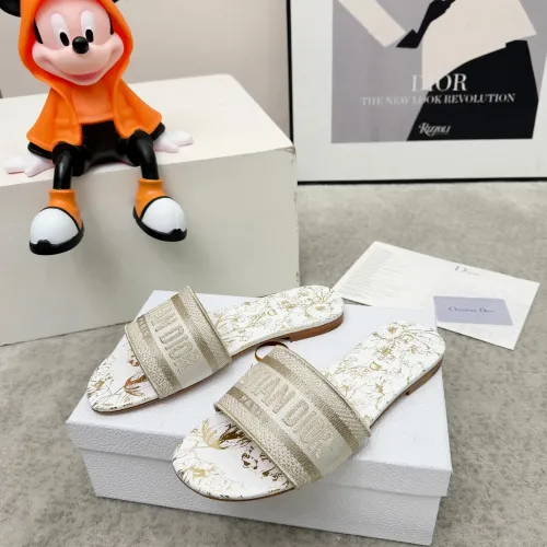 Wholesale Christian Dior Slippers For Women #1422787 $76.00 USD, Wholesale Quality Replica Christian Dior Slippers