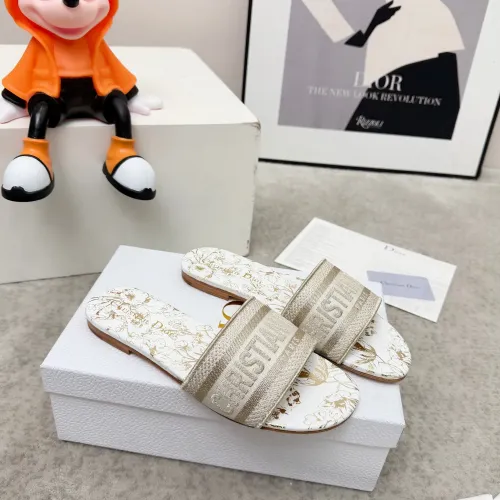 Replica Christian Dior Slippers For Women #1422787 $76.00 USD for Wholesale
