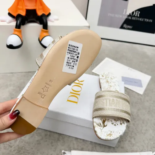 Replica Christian Dior Slippers For Women #1422787 $76.00 USD for Wholesale