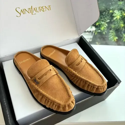 Wholesale Yves Saint Laurent YSL Slippers For Women #1422914 $125.00 USD, Wholesale Quality Replica Yves Saint Laurent YSL Slippers