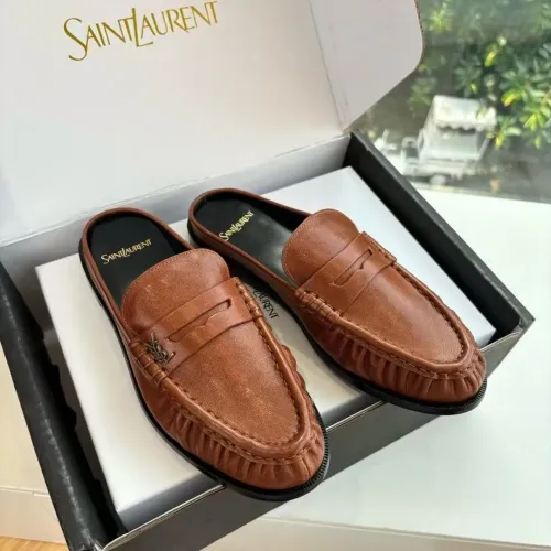 Wholesale Yves Saint Laurent YSL Slippers For Women #1422918 $125.00 USD, Wholesale Quality Replica Yves Saint Laurent YSL Slippers