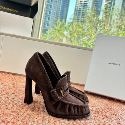 Wholesale Yves Saint Laurent YSL High-Heeled Shoes For Women #1422928 $130.00 USD, Wholesale Quality Replica Yves Saint Laurent YSL High-Heeled Shoes