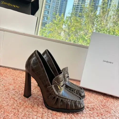 Wholesale Yves Saint Laurent YSL High-Heeled Shoes For Women #1422932 $130.00 USD, Wholesale Quality Replica Yves Saint Laurent YSL High-Heeled Shoes