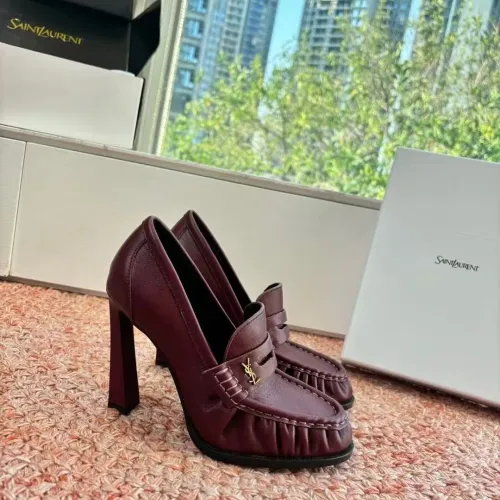 Wholesale Yves Saint Laurent YSL High-Heeled Shoes For Women #1422938 $130.00 USD, Wholesale Quality Replica Yves Saint Laurent YSL High-Heeled Shoes