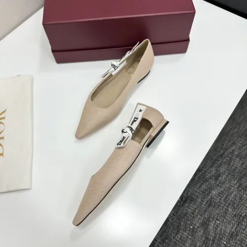 Replica Christian Dior Flat Shoes For Women #1422971 $98.00 USD for Wholesale