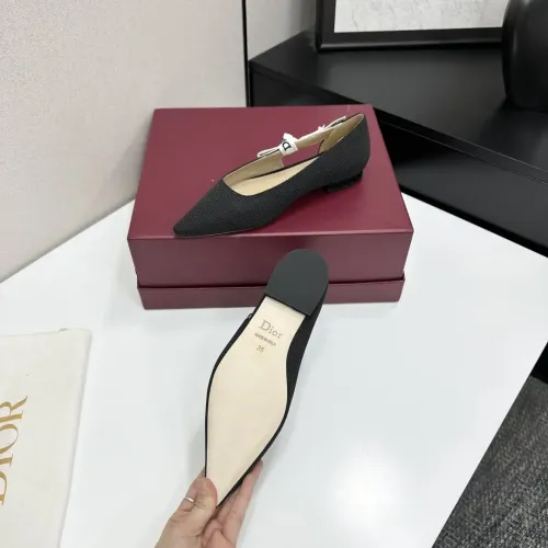 Replica Christian Dior Flat Shoes For Women #1422972 $98.00 USD for Wholesale
