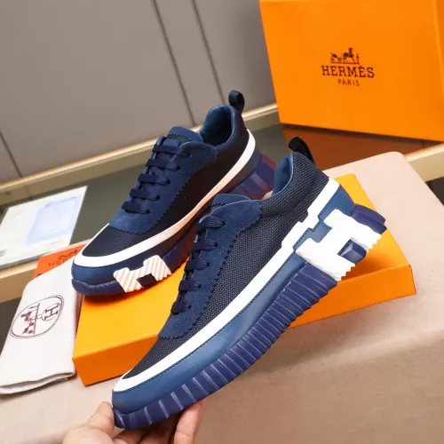 Replica Hermes Casual Shoes For Men #1423069 $82.00 USD for Wholesale