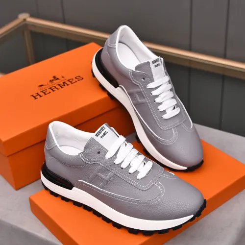 Replica Hermes Casual Shoes For Men #1423072 $80.00 USD for Wholesale